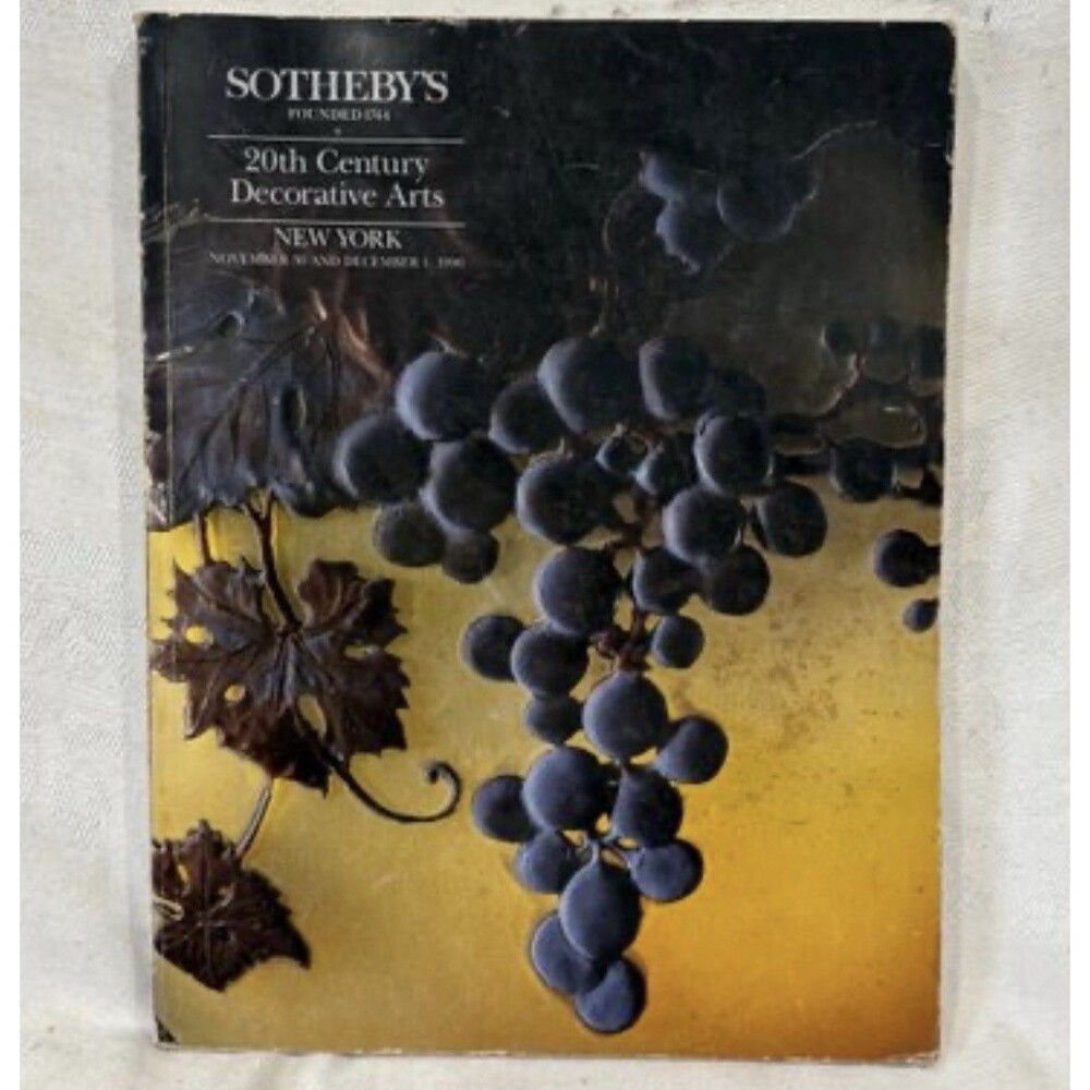 Vtg 1990 Sotheby's Auction Catalog 20th Century Decorative Arts NY Art Book